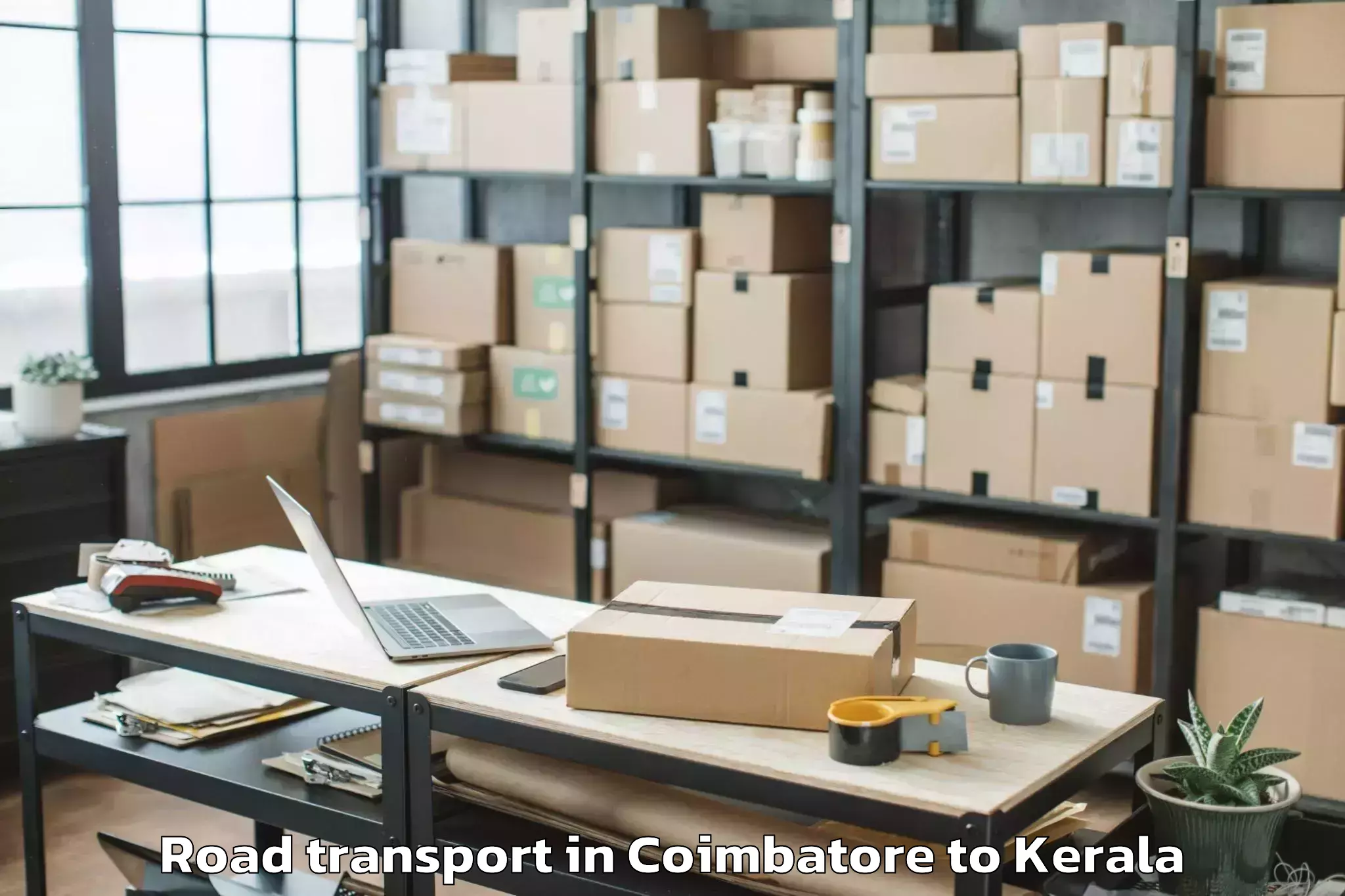 Top Coimbatore to Chelakara Road Transport Available